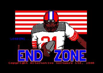 End Zone (S) (1986) [Your Computer] screen shot title